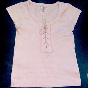 Cute light pink top